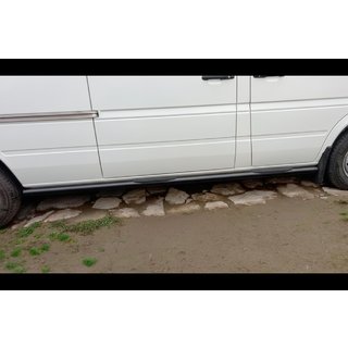 Rury Boczne Black (2 szt., Stal Nierdzewna) Mercedes Sprinter W901/902/903/904/905 1995–2006 zdjęcia 4