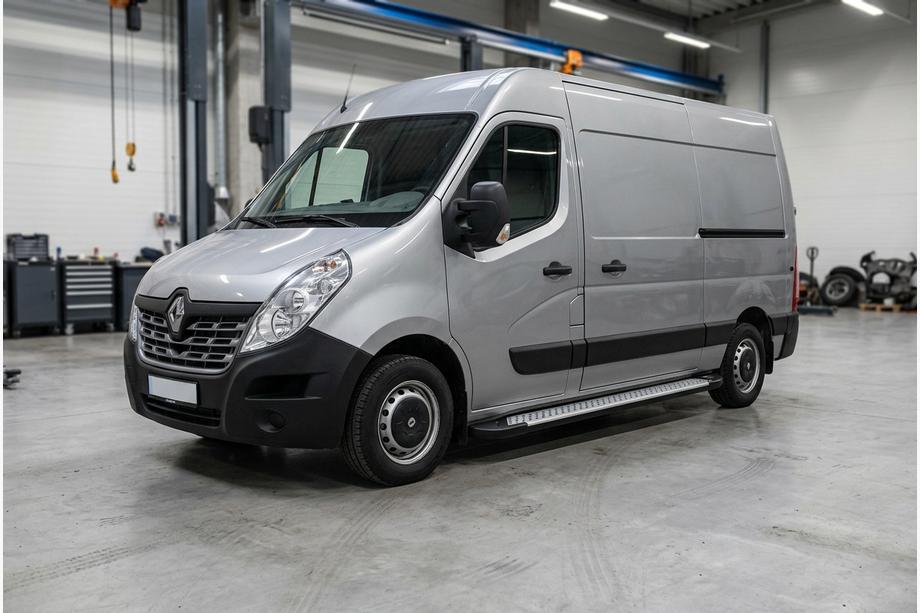Renault Master 2011-2023 Progi boczne Allmond Grey (2 szt., aluminium) Image