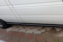 Volkswagen LT 1995-2006 Rury Boczne Black (2 szt., Stal Nierdzewna) Długa baza, Ø60 zdjęcia 2