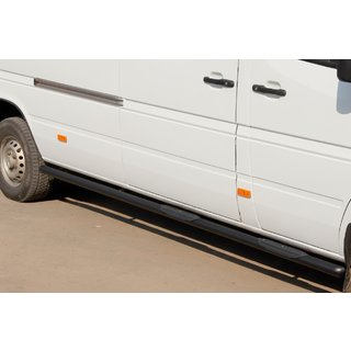 Rury Boczne Black (2 szt., Stal Nierdzewna) Volkswagen LT 1995-2006 zdjęcia 4
