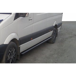 Rury Boczne Black (2 szt., Stal Nierdzewna) Mercedes Sprinter W906 2006–2018 zdjęcia 4