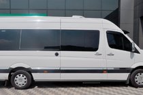 Volkswagen Crafter 2006-2016 Rury Boczne Black (2 szt., Stal Nierdzewna) zdjęcia 3