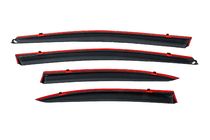 Honda Civic Sedan VIII 2006-2011 Deflektory szyb z listwą chromowaną (4 szt, Niken) zdjęcia 4