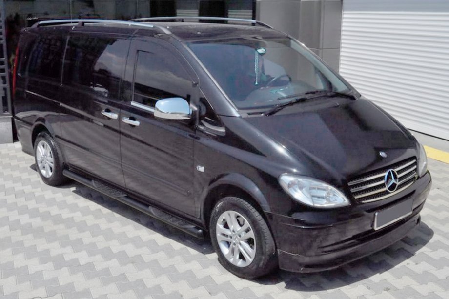 Mercedes Viano 2004-2014 Rury Boczne Black (2 szt., Stal Nierdzewna) Image