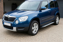 Skoda Yeti 2009-2017 Progi Boczne Line (2 szt., Aluminium) zdjęcia 1