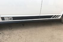 Volkswagen T5 Multivan 2003–2010 Rury Boczne Black (2 szt., stal nierdzewna) zdjęcia 11