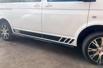 Volkswagen T5 Multivan 2003–2010 Rury Boczne Black (2 szt., stal nierdzewna) zdjęcia 12