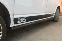 Volkswagen T5 Multivan 2003–2010 Rury Boczne Black (2 szt., stal nierdzewna) zdjęcia 6