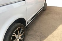 Volkswagen T5 Multivan 2003–2010 Rury Boczne Black (2 szt., stal nierdzewna) zdjęcia 7