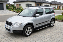 Skoda Yeti 2009-2017 Progi Boczné Duru (2 szt., Aluminium) zdjęcia 1