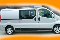Renault Trafic 2001–2015 Rury Boczne BB002 Czarny (2 szt., Stal Nierdzewna) zdjęcia 8