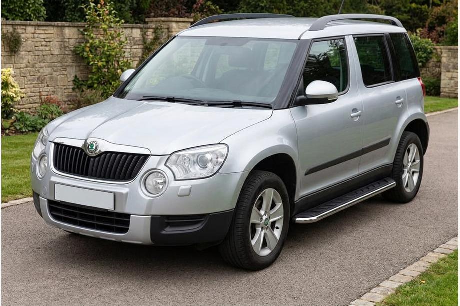 Skoda Yeti 2009-2017 Progi Boczne Maydos V1 (2 szt., Aluminium i Stal Nierdzewna) Image