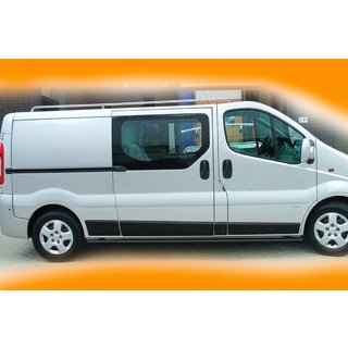 Rury Boczne BB002 Czarny (2 szt., Stal Nierdzewna) Renault Trafic 2015- zdjęcia 2