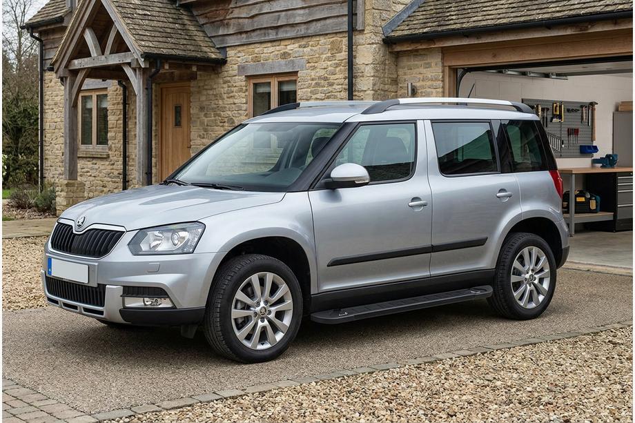 Skoda Yeti 2009-2017 Progi Boczne RedLine Black (2 szt., Aluminium) Image