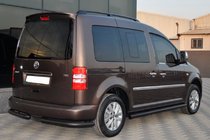 Volkswagen Caddy 2020- Rury Boczne BB001 Czarny (2 szt., Stal Nierdzewna) zdjęcia 6