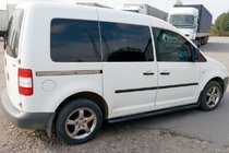 Volkswagen Caddy 2020- Rury Boczne BB001 Czarny (2 szt., Stal Nierdzewna) zdjęcia 2