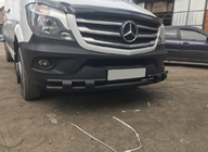 Mercedes Sprinter W906 2006–2018 Przedni Dolny Pałąk Shark Black (Stal Nierdzewna) 2006-2013 zdjęcia 1