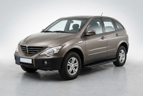 SsangYong Action 2005-2018 Progi Boczné Allmond Black (2 szt., Aluminium) zdjęcia 1