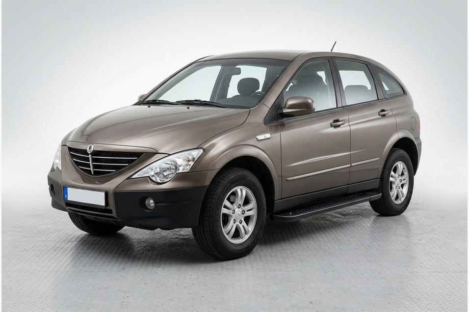 SsangYong Action 2005-2018 Progi Boczné Allmond Black (2 szt., Aluminium) Image