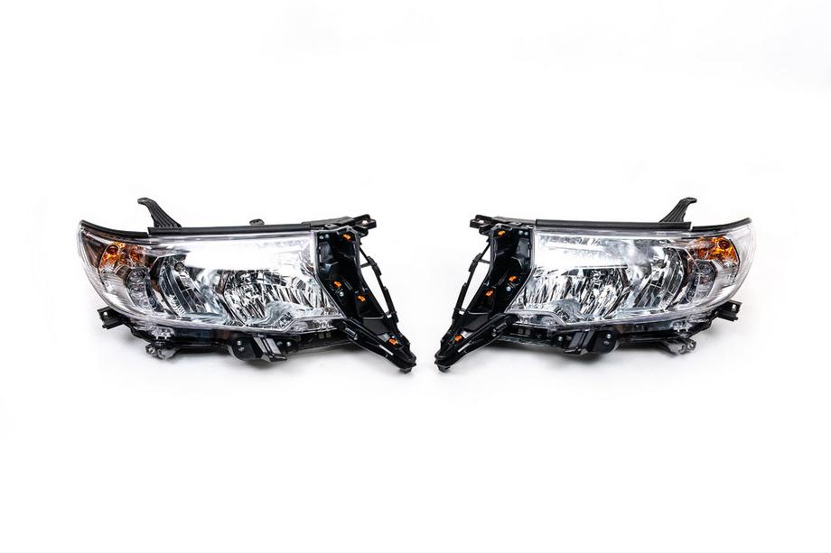 Toyota Land Cruiser Prado 150 2009-2023 Przednie reflektory reflektorowe Oryginał (2017+, 2 szt) Prawy reflektor (1 szt) Zdjęcia 3