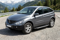 SsangYong Action 2005-2018 Progi Boczné RedLine V1 (2 szt., Aluminium) zdjęcia 1
