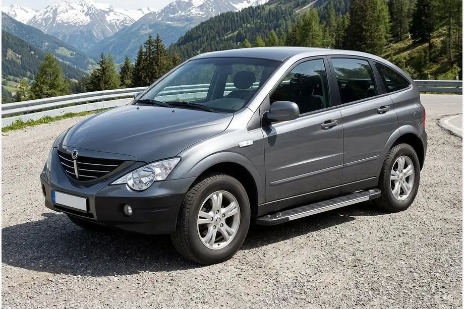SsangYong Action 2005-2018 Progi Boczné RedLine V1 (2 szt., Aluminium) Image
