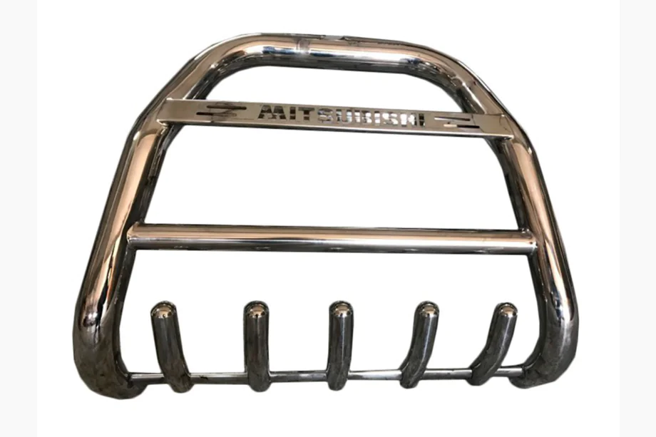 Mitsubishi Pajero Wagon IV 2006-2021 Pałąk Przedni QT012 (Stal Nierdzewna) Image