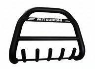 Mitsubishi Pajero Wagon IV 2006-2021 Pałąk Przedni QT012 Czarny (Stal Nierdzewna) zdjęcia 1