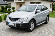 SsangYong Action 2005-2018 Progi boczne Allmond Grey (2 szt., aluminium) zdjęcia 1