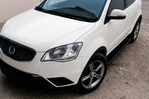 SsangYong Korando 2010-2019 Progi Boczné Allmond Black (2 szt., Aluminium) zdjęcia 1