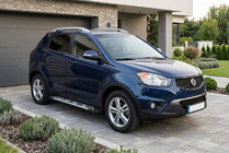 SsangYong Korando 2010-2019 Progi Boczné Sunrise (2 szt., Aluminium) zdjęcia 1