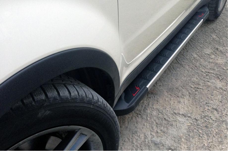 SsangYong Korando 2010-2019 Progi Boczné RedLine V1 (2 szt., Aluminium) Image