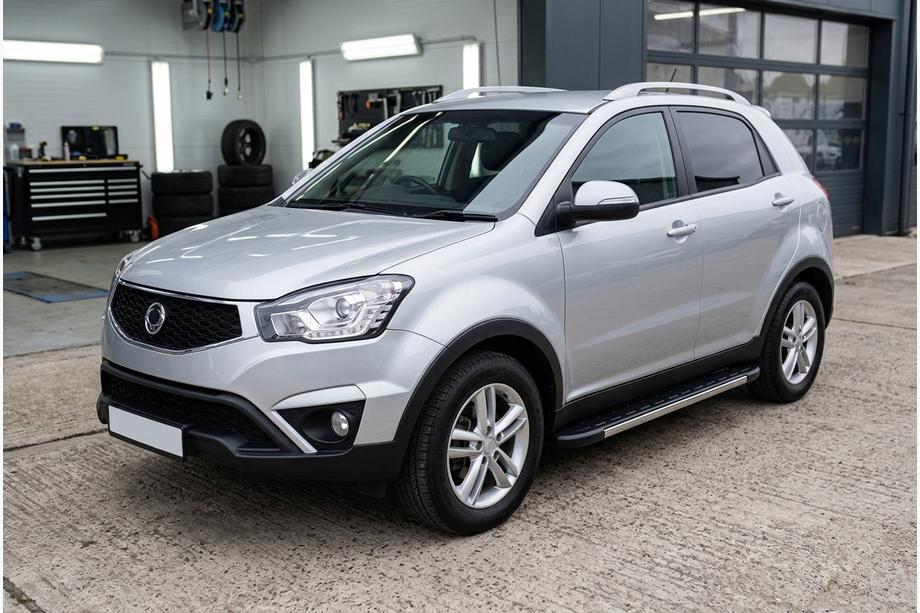 SsangYong Korando 2010-2019 Progi Boczné Duru (2 szt., Aluminium) Image