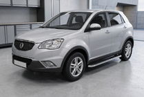 SsangYong Korando 2010-2019 Progi Boczne Maydos V1 (2 szt., Aluminium i Stal Nierdzewna) zdjęcia 1