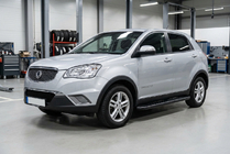 SsangYong Korando 2010-2019 Progi Boczné Bosphorus Black (2 szt., Aluminium) zdjęcia 1
