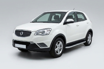 SsangYong Korando 2010-2019 Progi Boczne Tayga Grey (2 szt., Aluminium) zdjęcia 1