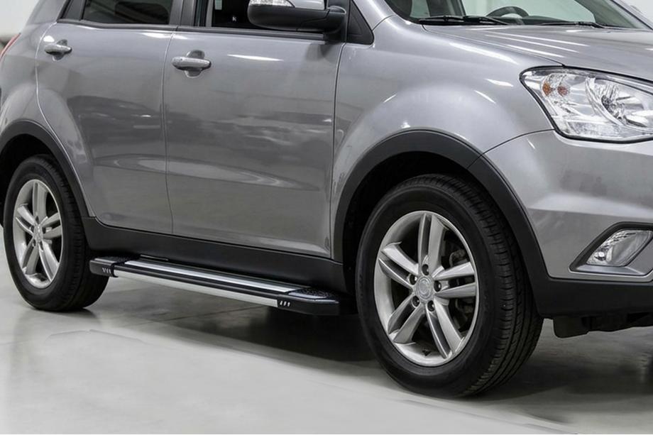 SsangYong Korando 2010-2019 Progi Boczné Rainbow (2 szt., Aluminium) Image