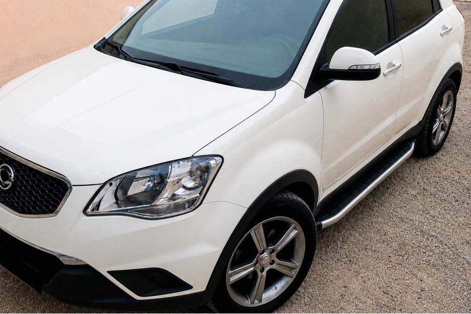 SsangYong Korando 2010-2019 Progi Boczné Fullmond (2 szt., Aluminium) Image