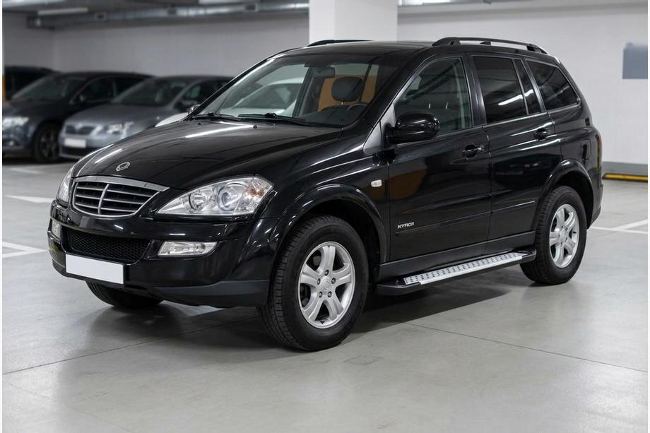 SsangYong Kyron 2005-2014 Progi boczne Allmond Grey (2 szt., aluminium) Image