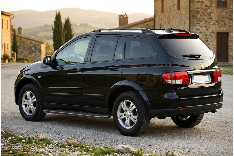 SsangYong Kyron 2005-2014 Progi Boczné Bosphorus Black (2 szt., Aluminium) Image