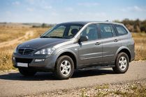 SsangYong Kyron 2005-2014 Progi Boczne RedLine Black (2 szt., Aluminium) zdjęcia 1