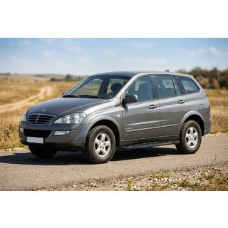 Progi Boczne RedLine Black (2 szt., Aluminium) SsangYong Kyron 2005-2014 zdjęcia 1