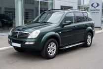 SsangYong Rexton I 2001-2017 Progi Boczné Sunrise (2 szt., Aluminium) zdjęcia 1