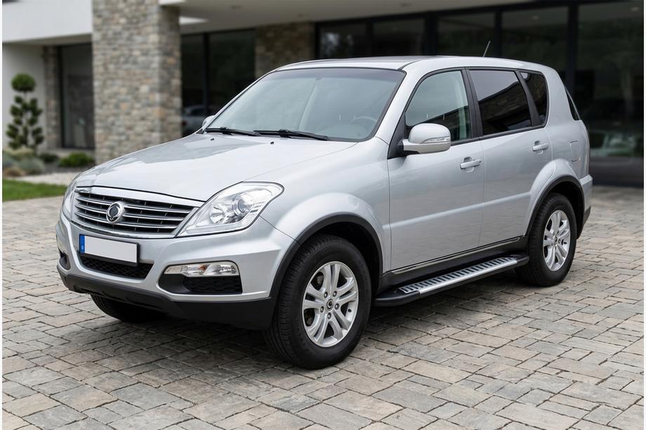 SsangYong Rexton I 2001-2017 Progi Boczne Line (2 szt., Aluminium) 2005-2012 Image