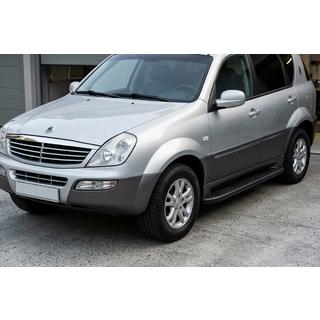 Progi Boczné Bosphorus Black (2 szt., Aluminium) SsangYong Rexton I 2001-2017 zdjęcia 1