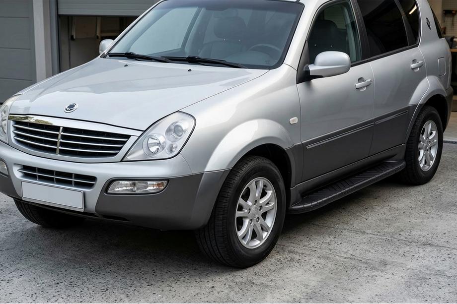 SsangYong Rexton I 2001-2017 Progi Boczné Bosphorus Black (2 szt., Aluminium) 2012-2017 Image