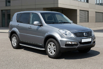 SsangYong Rexton I 2001-2017 Progi Boczne Tayga Grey (2 szt., Aluminium) 2005-2012 zdjęcia 1