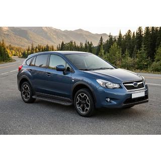 Progi Boczné Allmond Black (2 szt., Aluminium) Subaru XV 2011-2017 zdjęcia 1