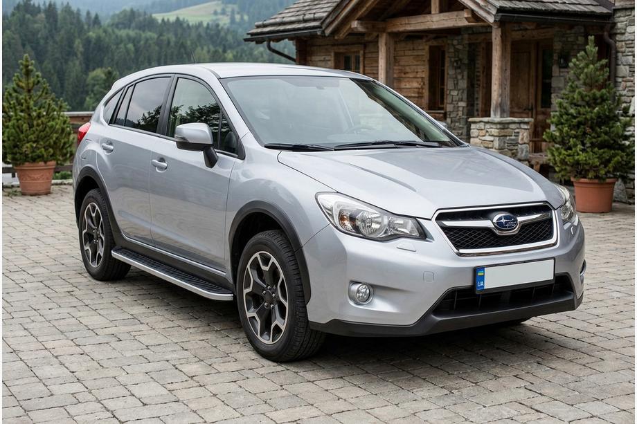 Subaru XV 2011-2017 Progi Boczne Tayga Grey (2 szt., Aluminium) Image
