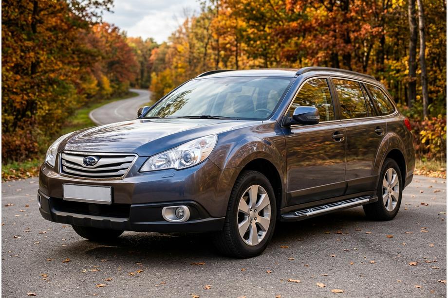 Subaru Outback 2009-2014 Progi Boczné Sunrise (2 szt., Aluminium) Image